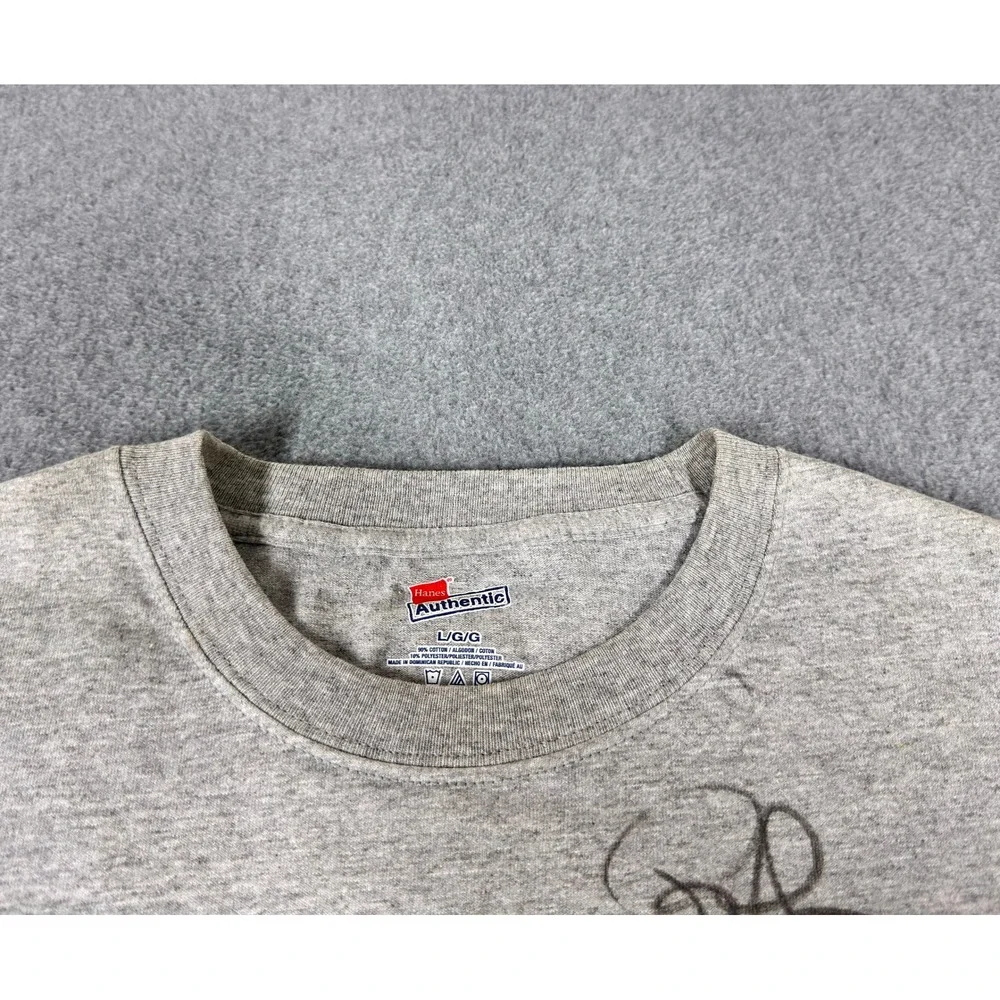 Vintage Hello‎ Deli NY Rupert Jee T-shirt Gray Mens XL David Letterman TV Show